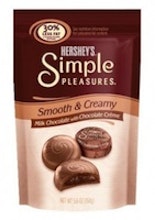 Hershey's  Simple Pleasure Smooth & Creamy Milk Chocolate with Chocolate Creme
